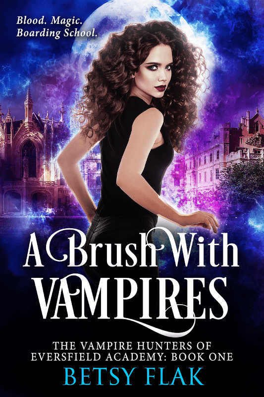 Excerpt of <i>A Brush with Vampires</i> cover