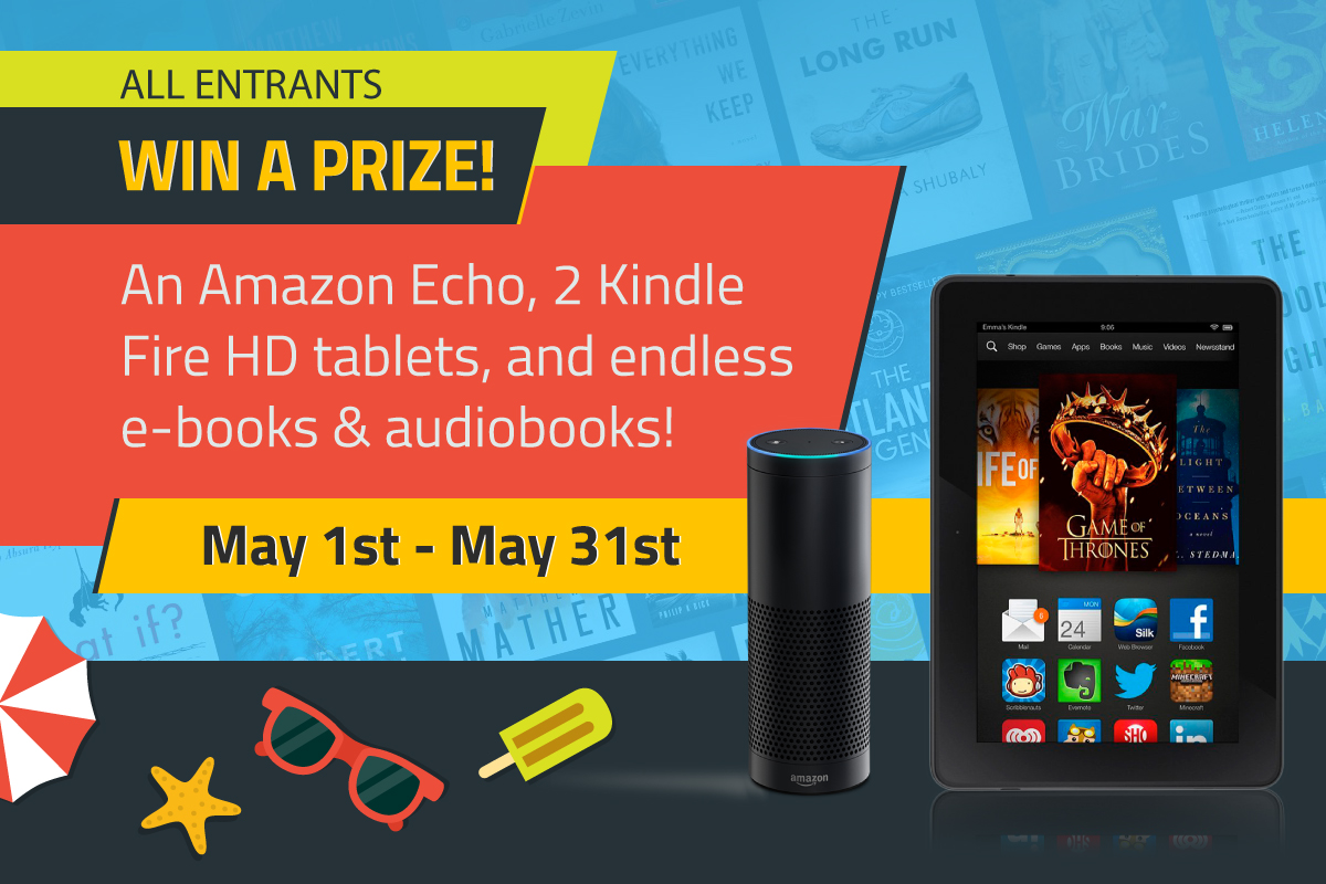 Summer Reading Blowout Giveaway: Win a Kindle Echo, Kindle Fire HD, and Audiobook and E-Book Lot